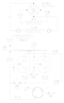 Page E Diagram and Parts List for 1653-4  Briggs and Stratton Generator